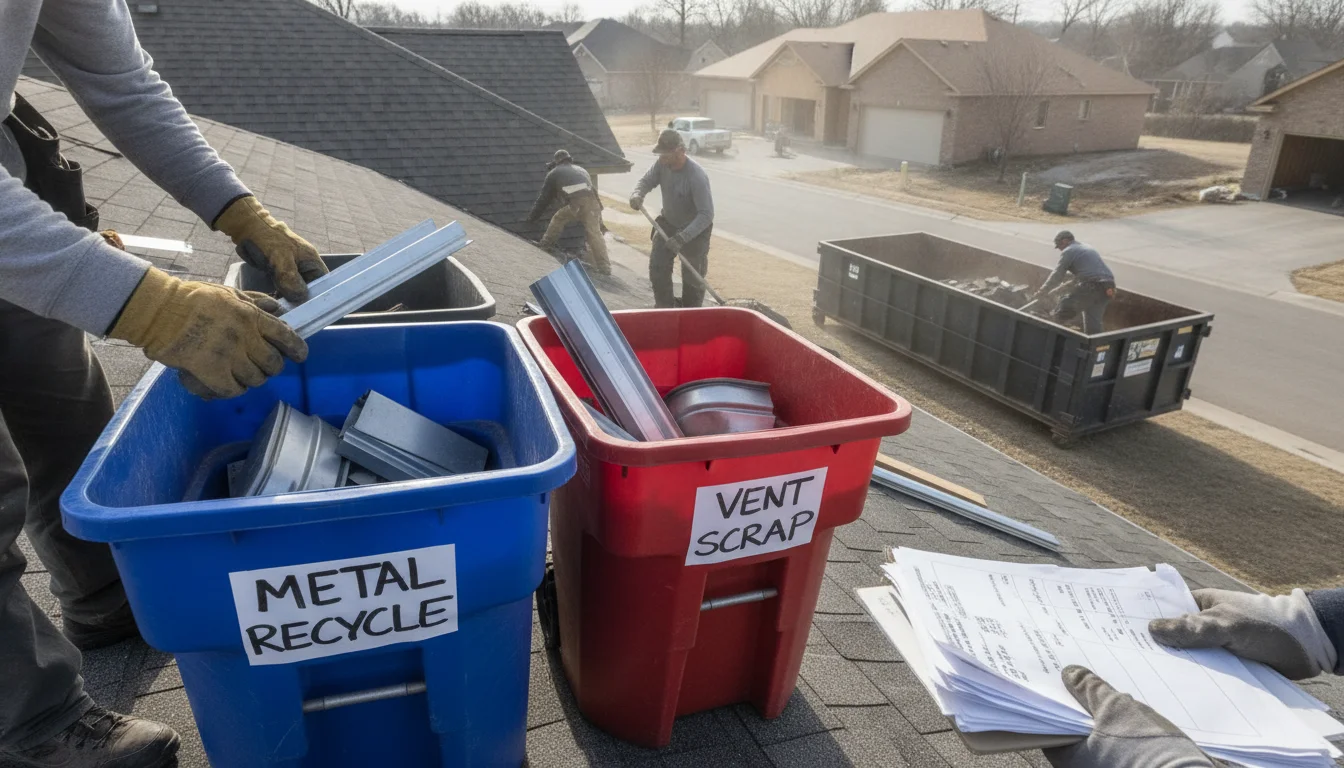 Roofing Debris Removal Service in Upland: What’s Included