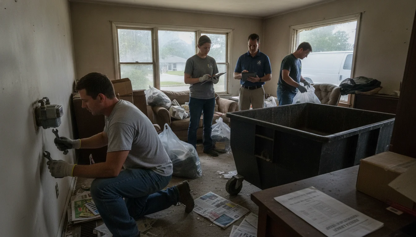 What a Foreclosure Cleanout Service Includes in Upland