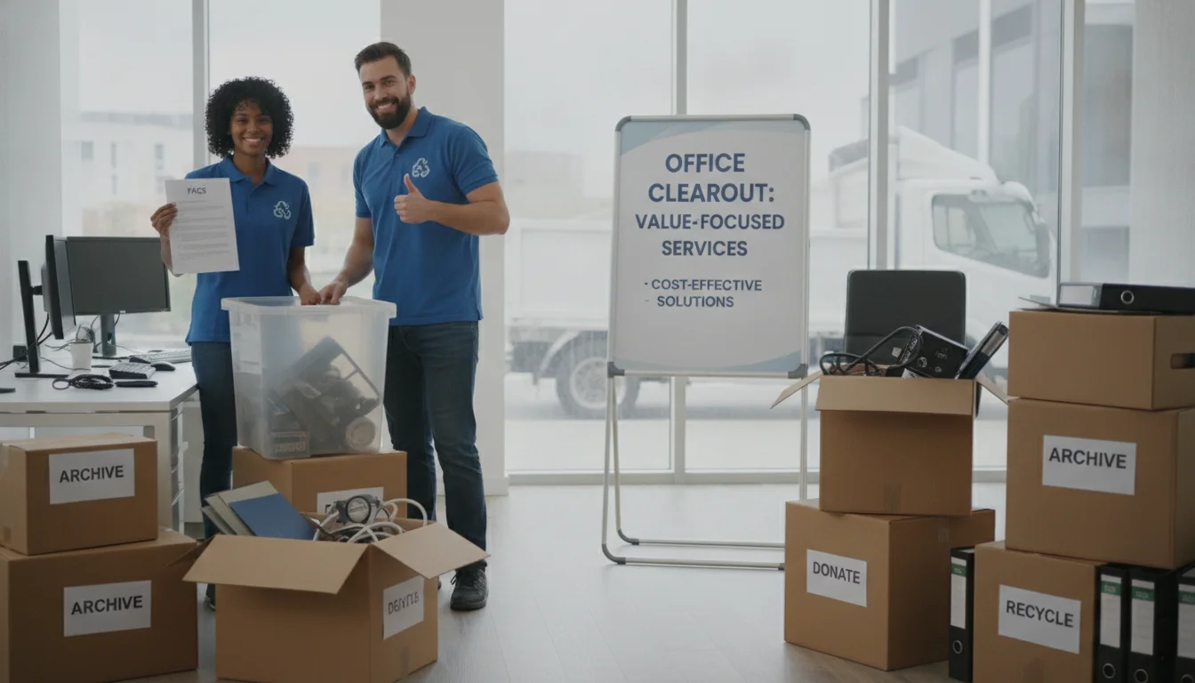 Office Cleanout FAQs: Cost, Scheduling, Electronics & What’s Next in Upland