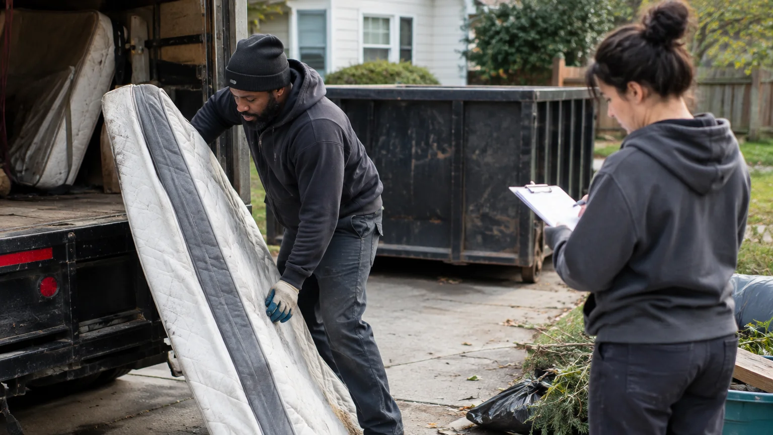 Mattress Pickup vs Dumpster Rental: Which Is Better for Bulky Beds?