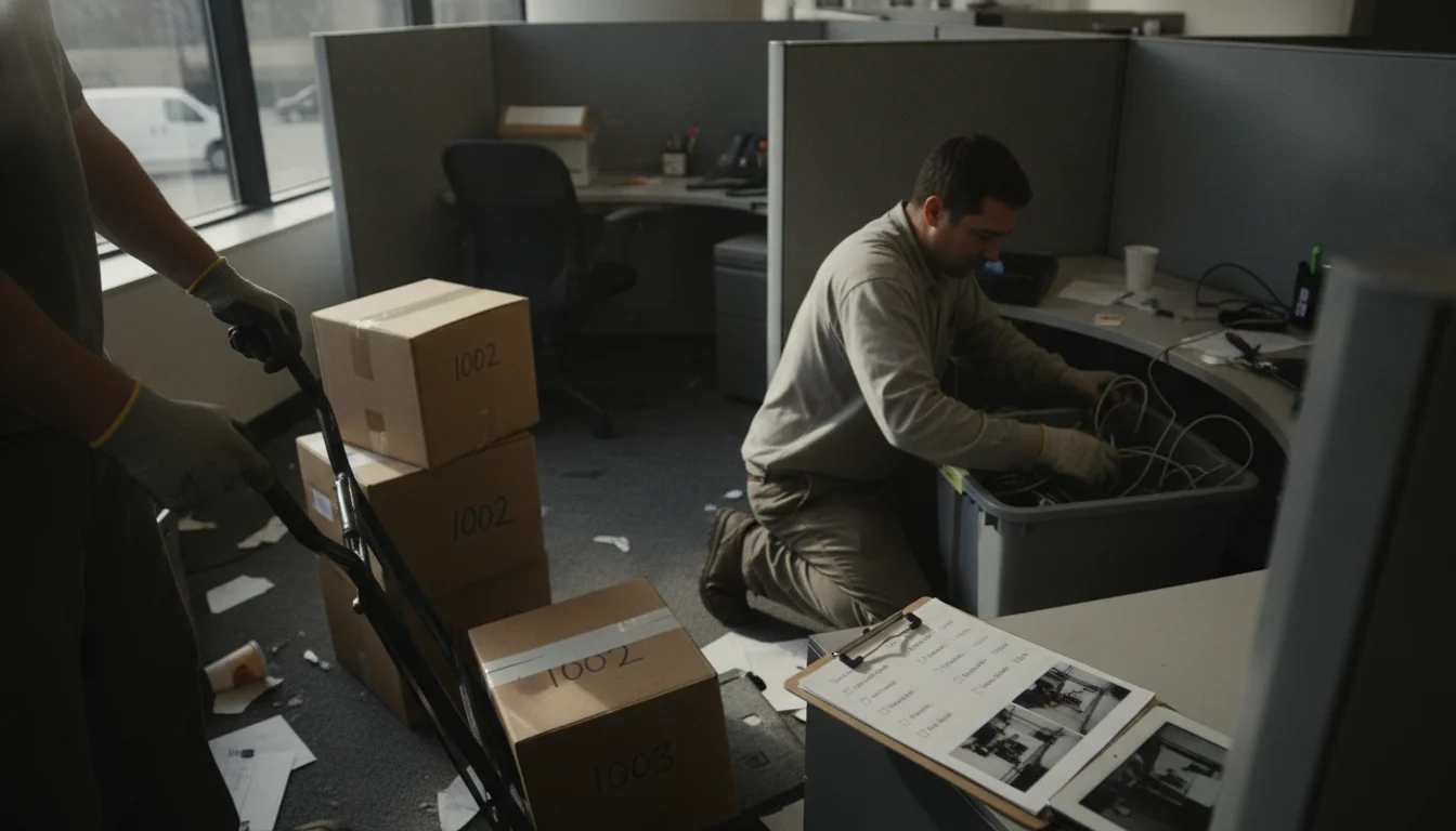 Office Cleanout Service in Upland: What to Expect